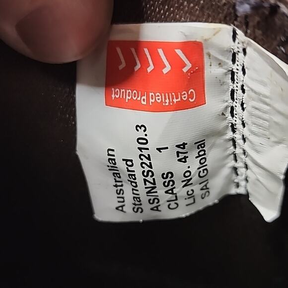 Oliver Elastic Sided Chelsea Leather Black Boots Steel Toe Men's Size 10, NEW - Picture 12 of 13